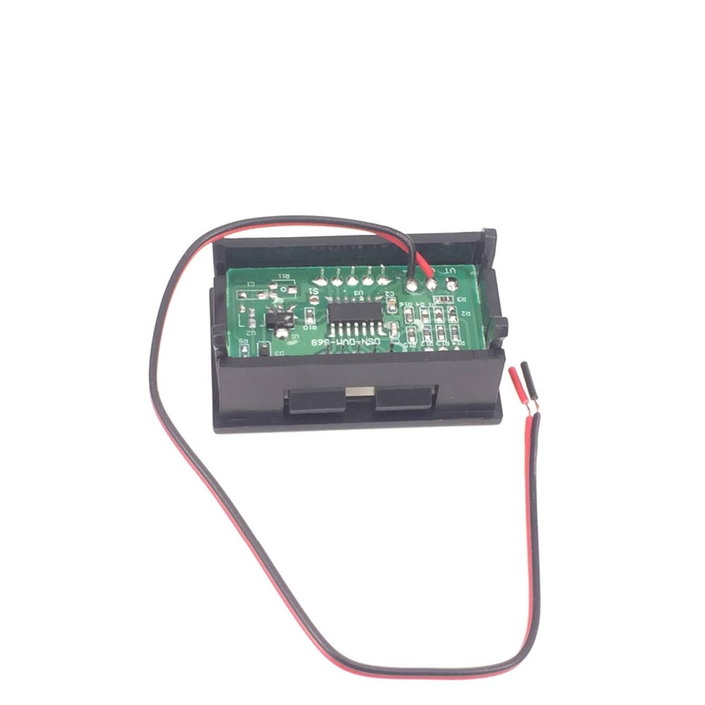 картинка Вольтметр 0.56" (2 провода) DC 4.5-30V 2Cable RED купить в магазине CAROBASS