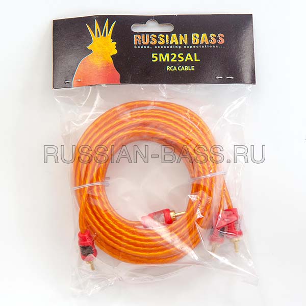 картинка Межблочный кабель RUSSIAN BASS 5M2SAL купить в магазине CAROBASS