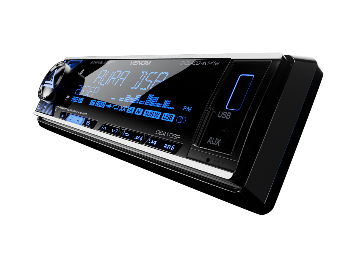картинка Автомагнитола AURA VENOM-D641DSP купить в магазине CAROBASS