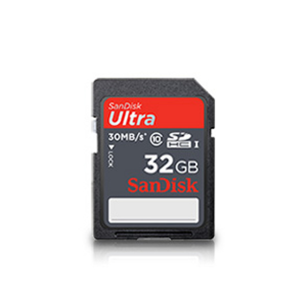 картинка Карта памяти SD SanDisk 32Gb Class 10 SDHC 32Gb/10 купить в магазине CAROBASS