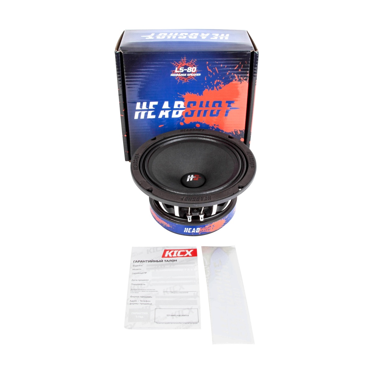 картинка AC 8" эстрадная KICX HEADSHOT LS-80 купить в магазине CAROBASS