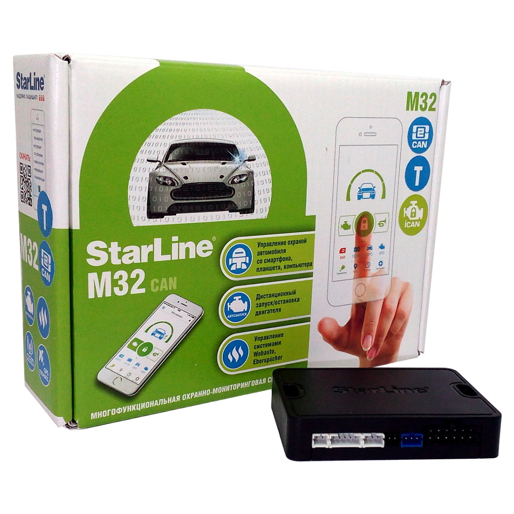 картинка GSM GPS охранно-мониторинговая система StarLine M32 CAN T купить в магазине CAROBASS