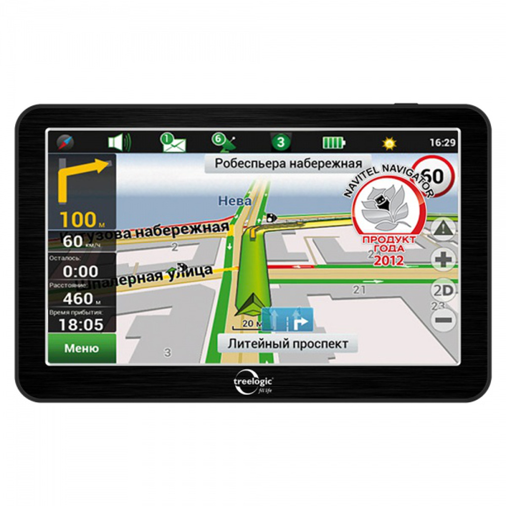 картинка GPS-навигатор TREELOGIC TL-7002BGF AV купить в магазине CAROBASS
