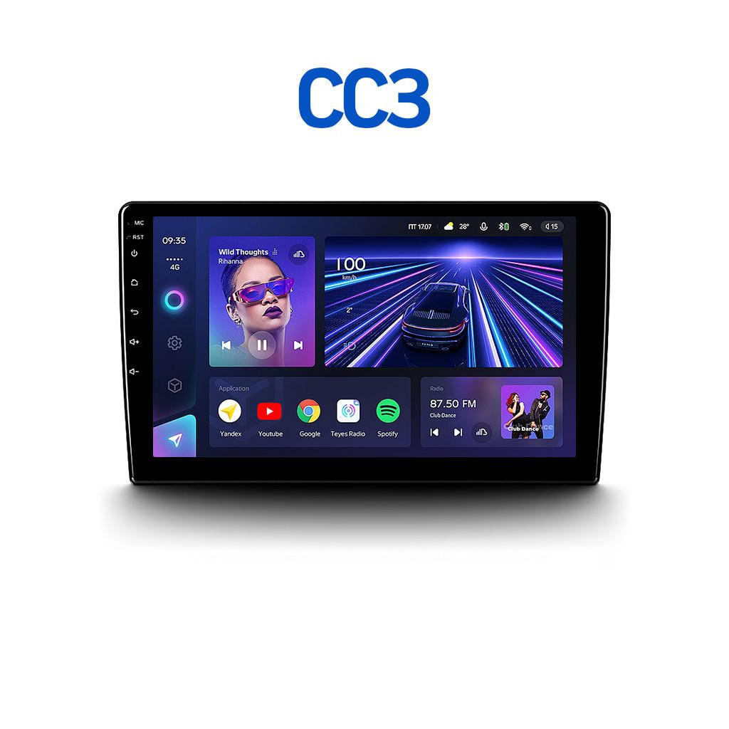 картинка Автомагнитола 10" TEYES CC3 4/64GB 4G купить в магазине CAROBASS