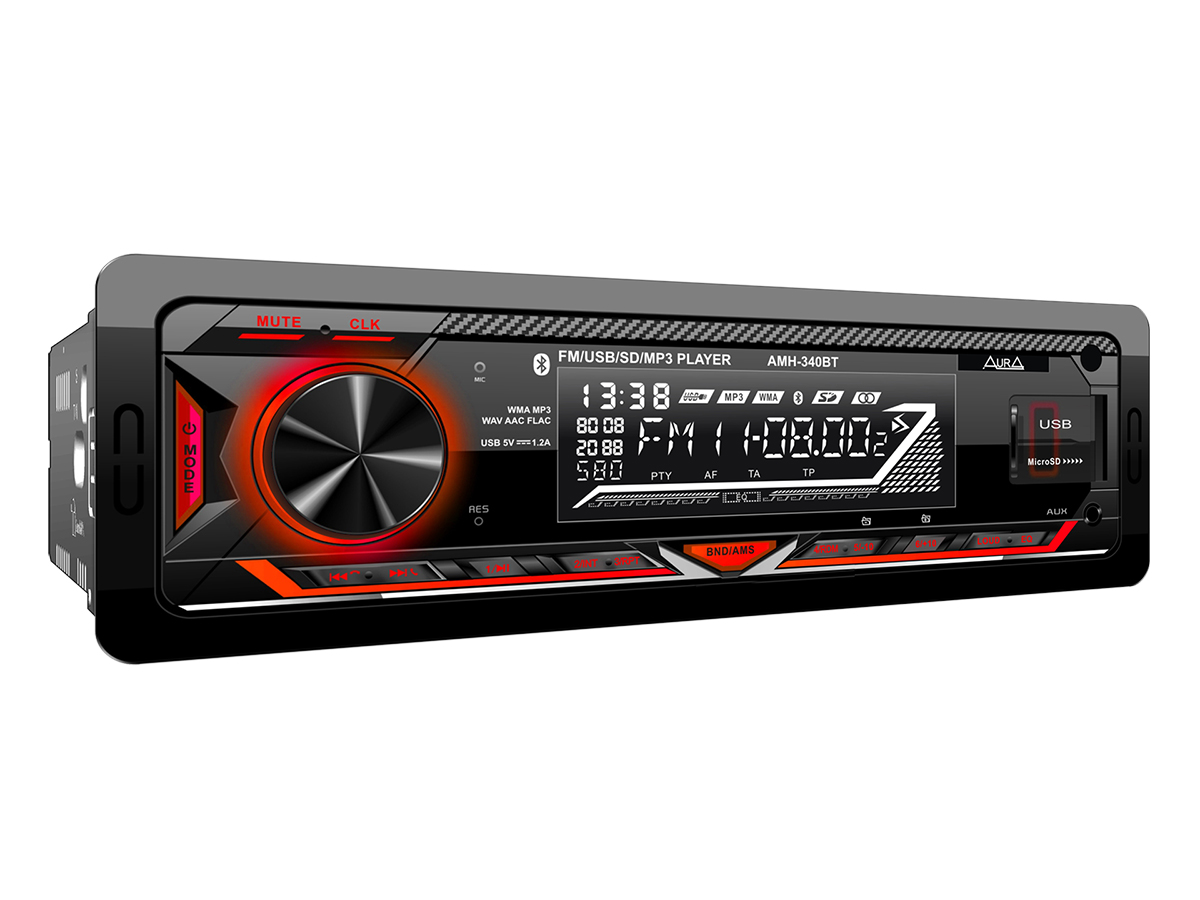 картинка Автомагнитола AURA AMH-340BT купить в магазине CAROBASS