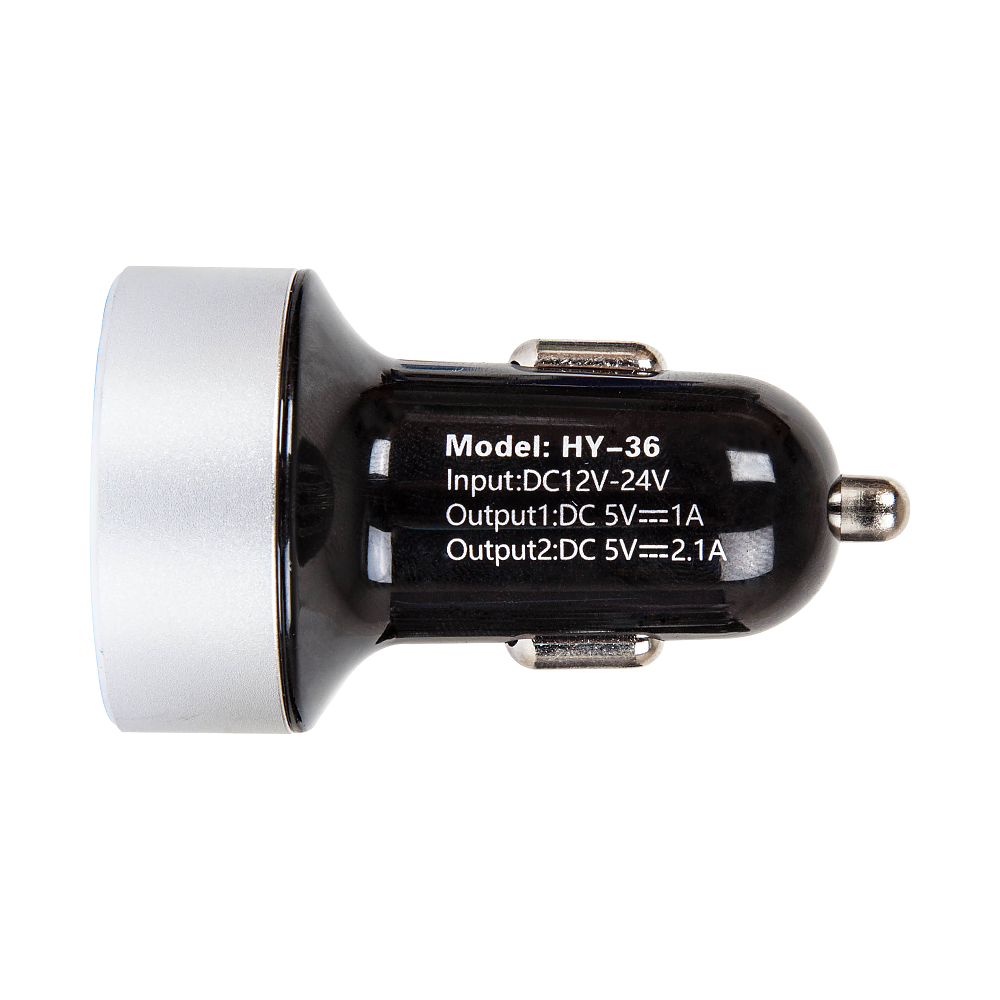 картинка Автомобильное ЗУ 2 USB с вольтметром KICX KVCP-2.1-1.0B купить в магазине CAROBASS
