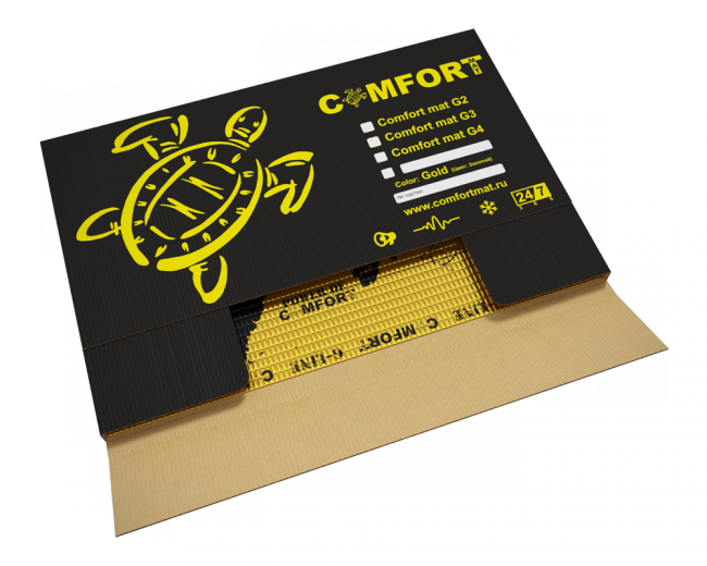 картинка Материал вибропоглощающий Комфорт  Comfort mat	 G3 купить в магазине CAROBASS