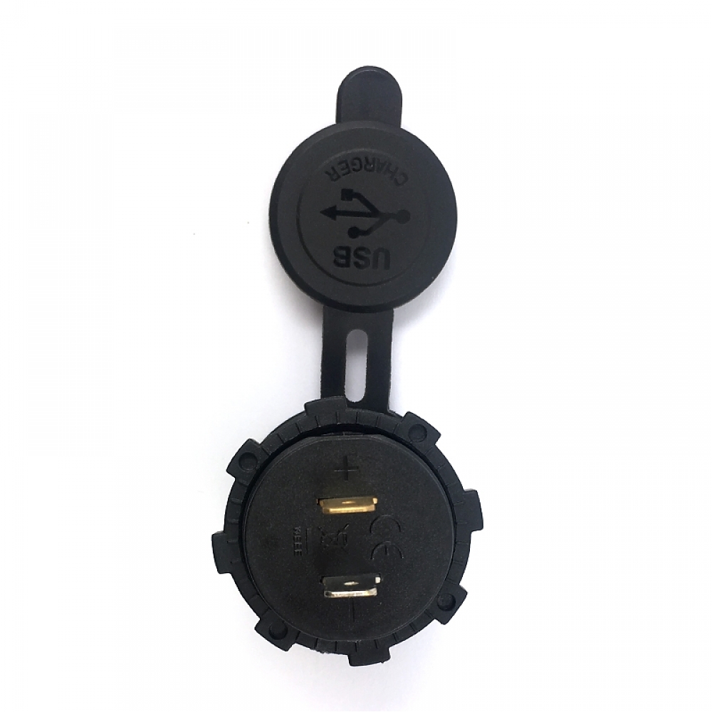 картинка Розетка врезная USB 2.1A KICX KVC-2.1-1B купить в магазине CAROBASS