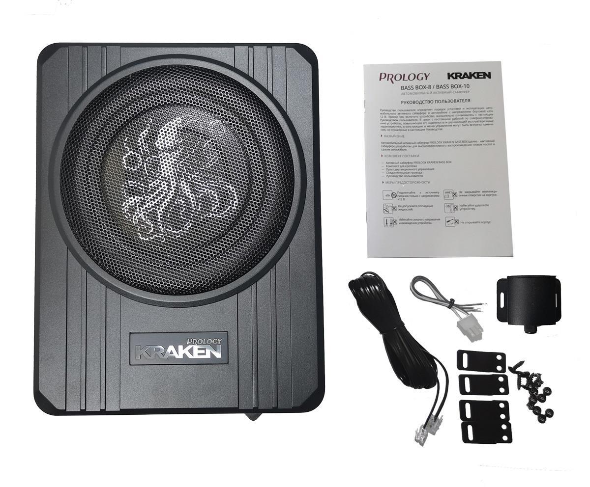 картинка Сабвуфер корпусной активный PROLOGY KRAKEN BASS BOX-8 купить в магазине CAROBASS