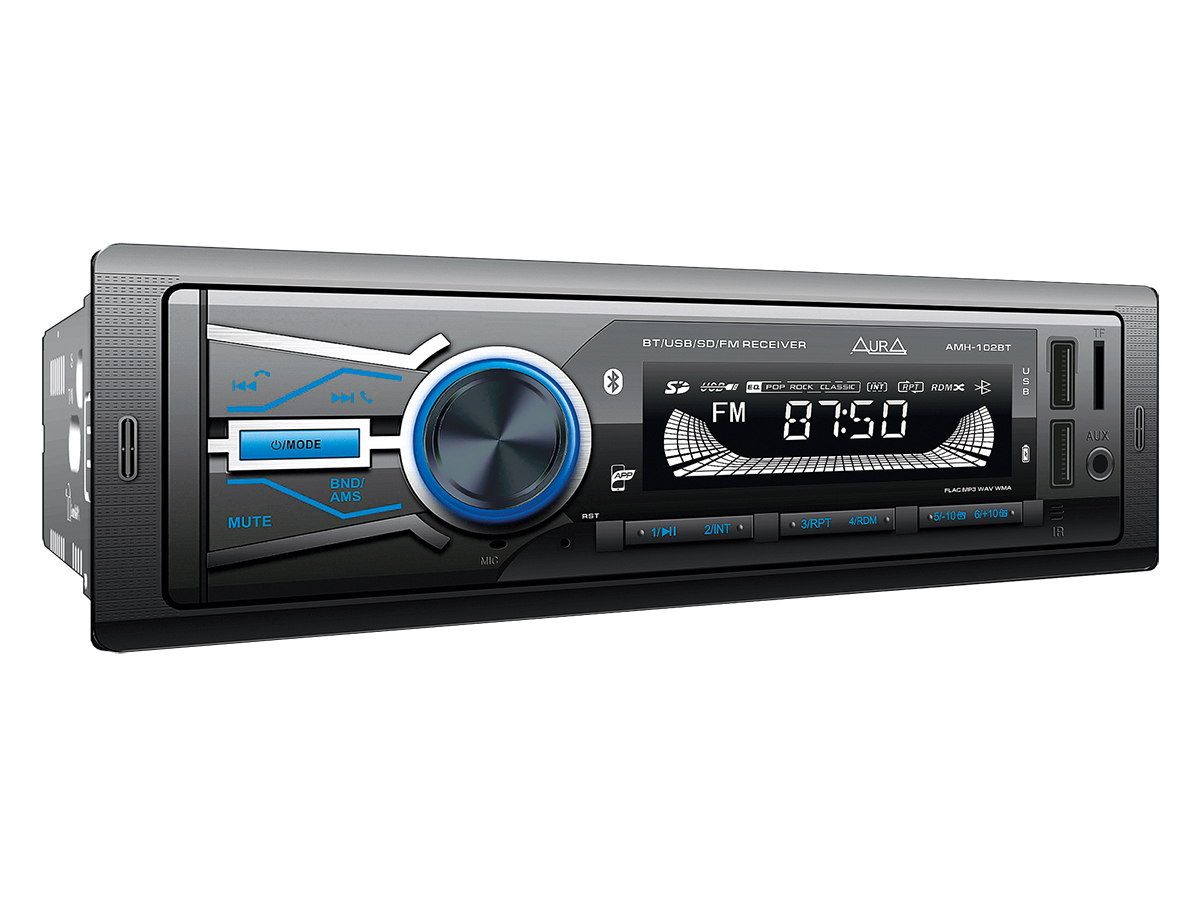 картинка Автомагнитола AURA AMH-102BT купить в магазине CAROBASS