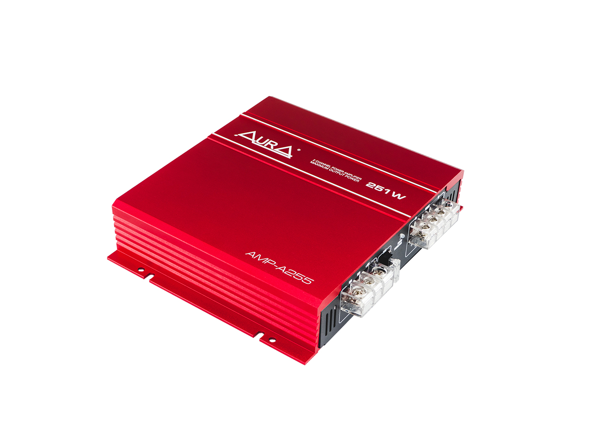 картинка Усилитель 2-х канальный AURA AMP-A255 купить в магазине CAROBASS