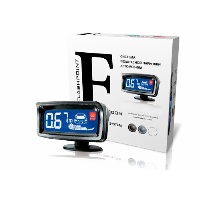 картинка Парковочный радар FLASHPOINT FP800N (Black) купить в магазине CAROBASS