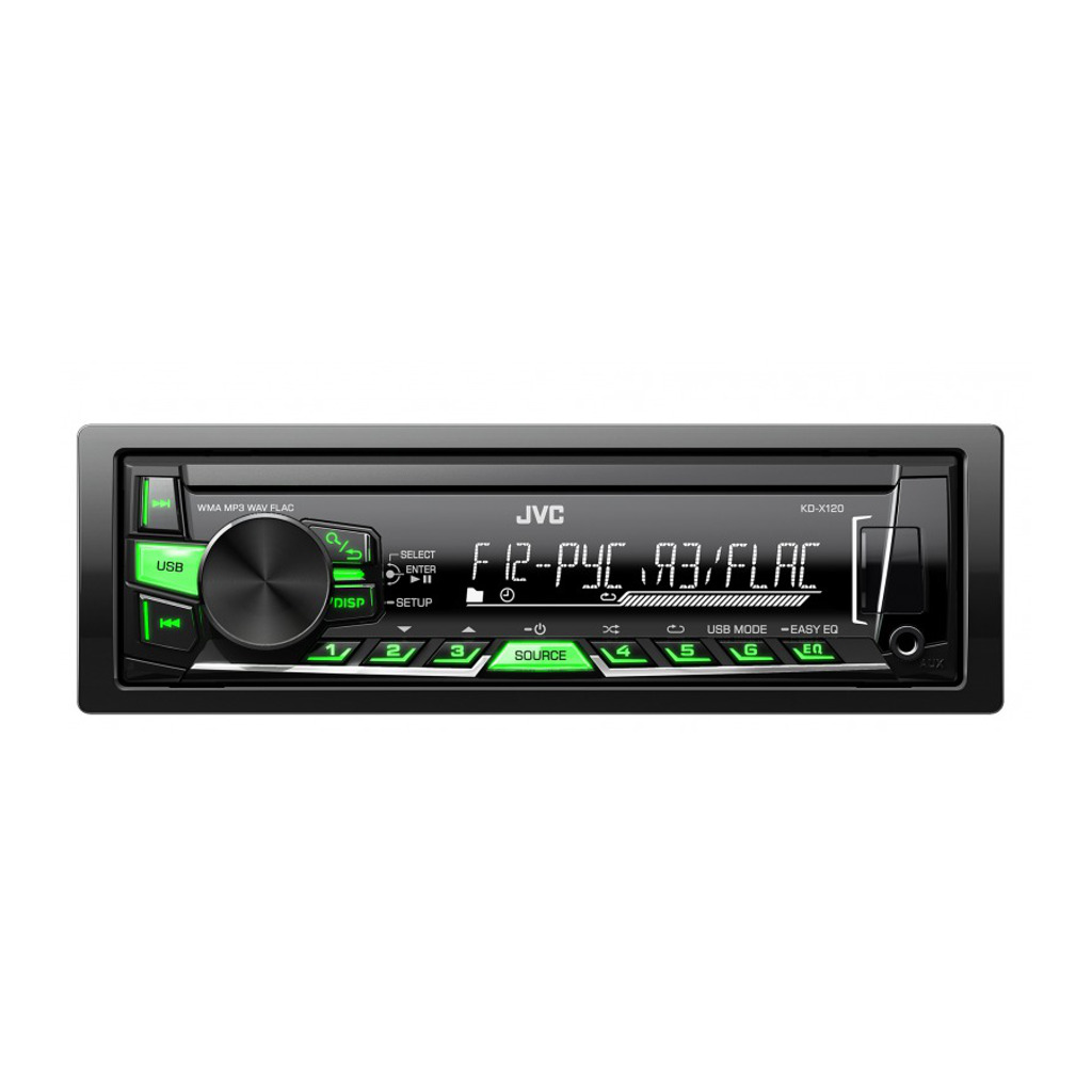 картинка Автомагнитола JVC KD-X120EE купить в магазине CAROBASS