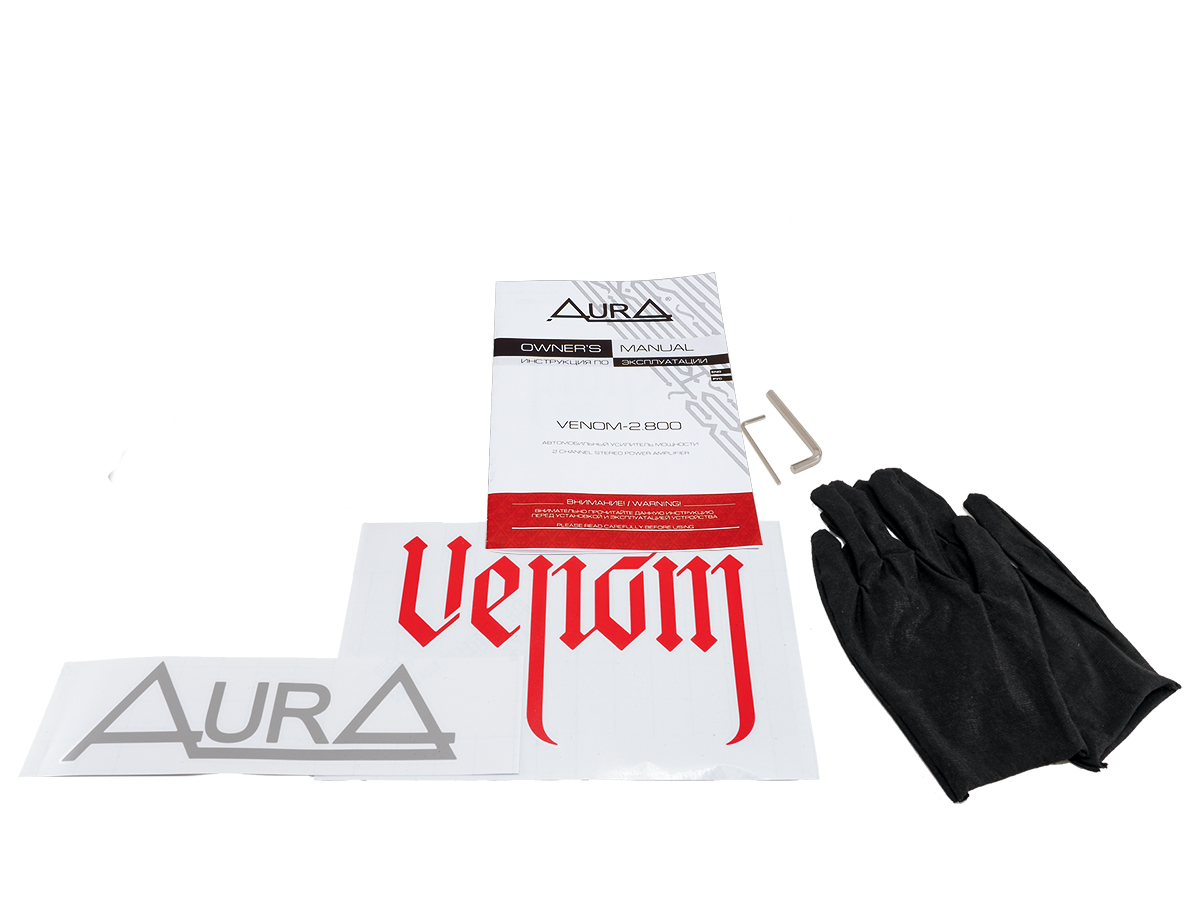 картинка Усилитель 2-х канальный AURA VENOM-2.800 купить в магазине CAROBASS