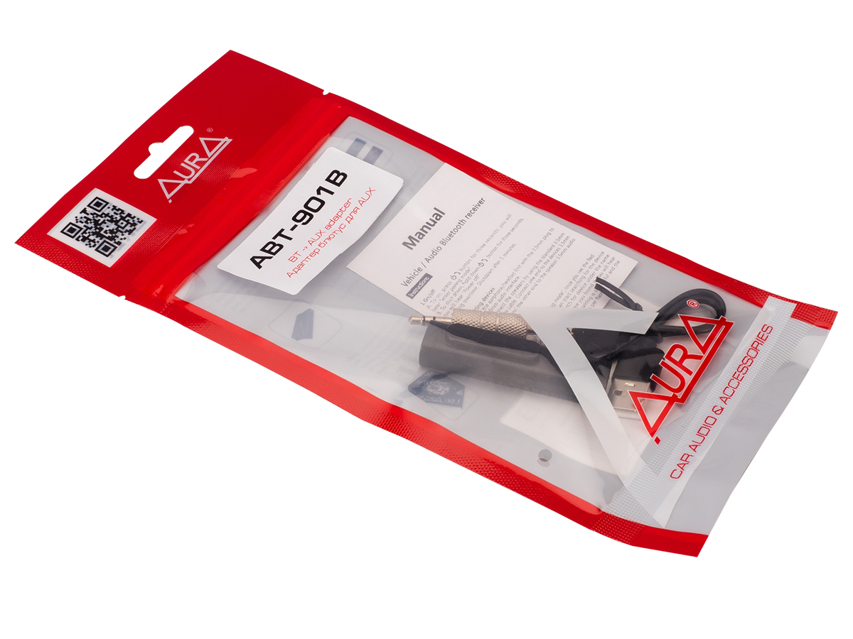 картинка Audio Bluetooth трансмиттер AURA ABT-901B купить в магазине CAROBASS