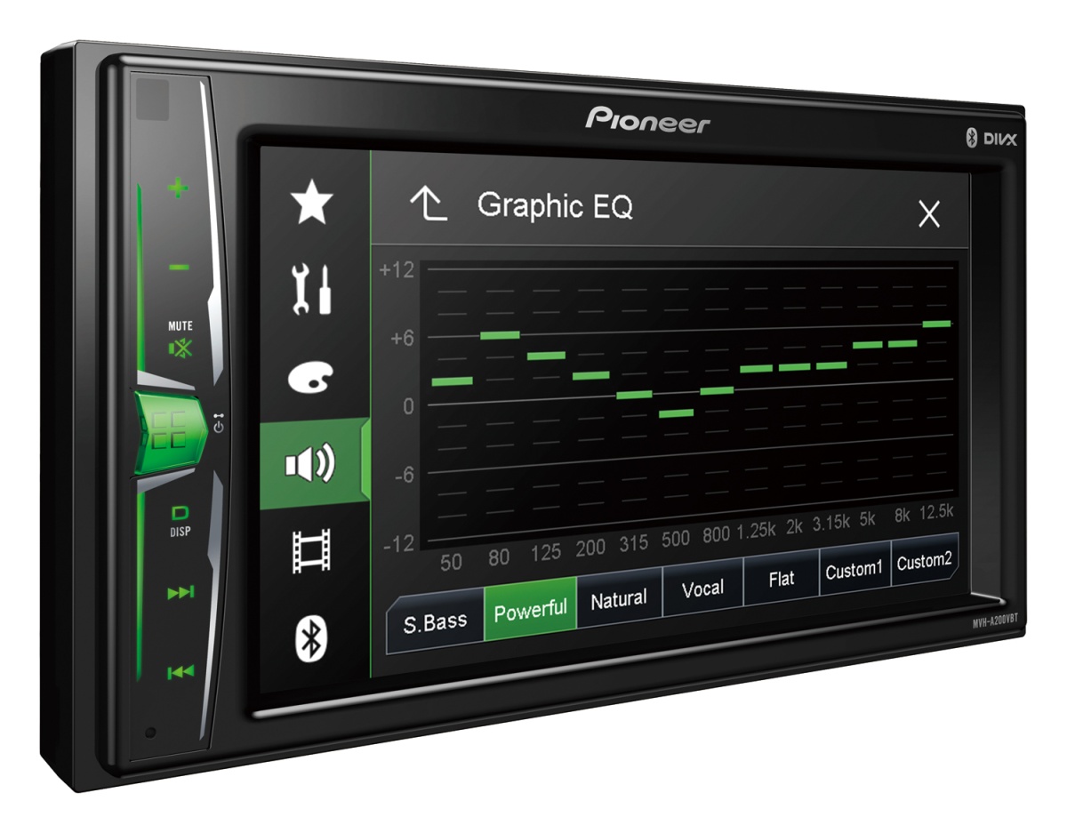 картинка Автомагнитола PIONEER MVH-A200VBT купить в магазине CAROBASS