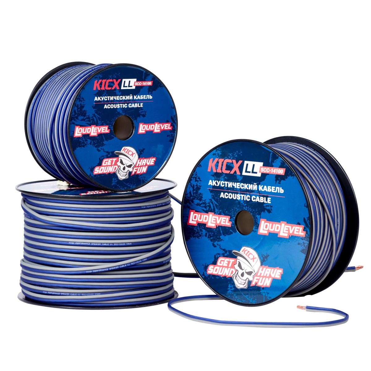 картинка Кабель акустический CCA KICX LL SCC-16100 купить в магазине CAROBASS