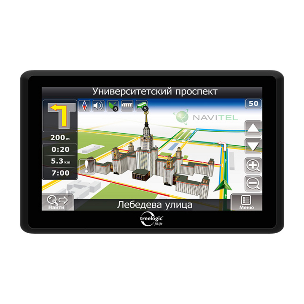 картинка GPS-навигатор TREELOGIC 7″ TL-7008BGF AV Glonass купить в магазине CAROBASS