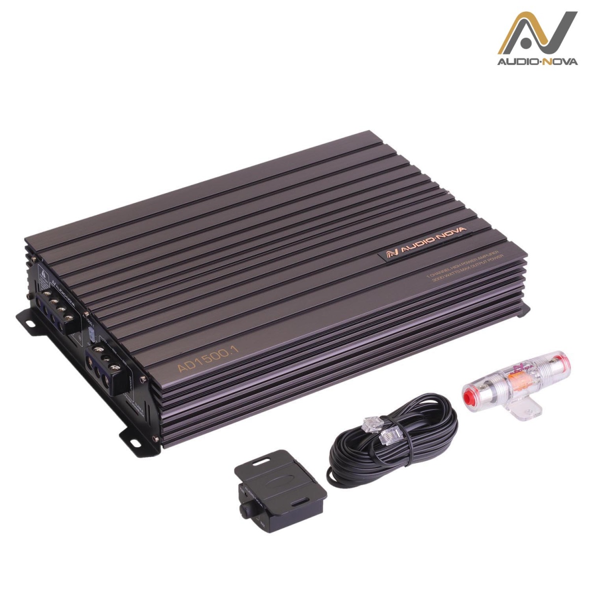 картинка Усилитель 1 канальный AUDIO NOVA AD1500.1 купить в магазине CAROBASS