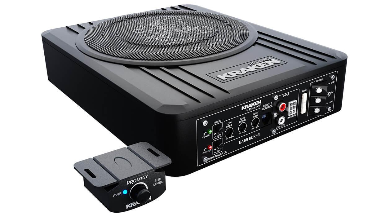 картинка Сабвуфер корпусной активный PROLOGY KRAKEN BASS BOX-8 купить в магазине CAROBASS