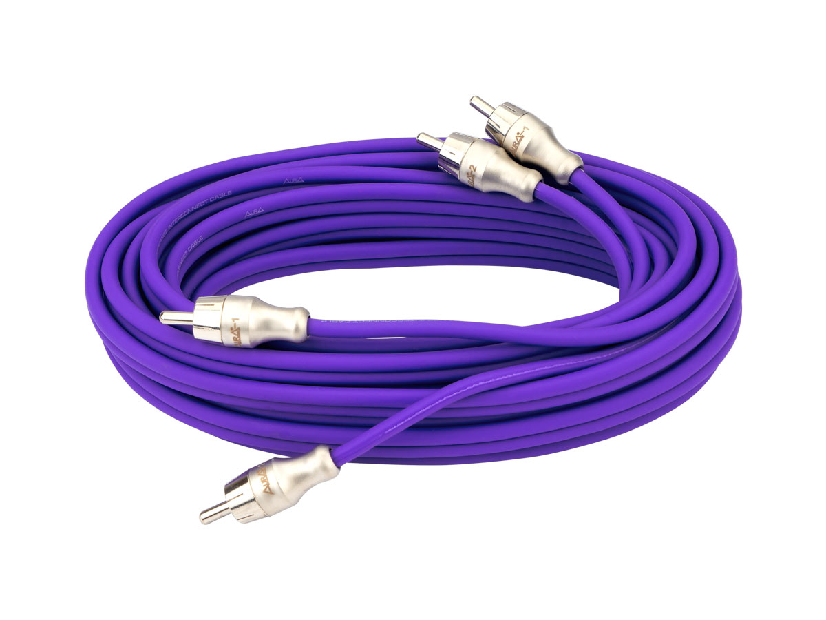 картинка Межблочный кабель AURA RCA-B250 MkII купить в магазине CAROBASS