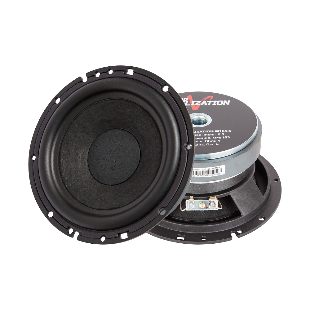 картинка АС 6,5″ СЧ/НЧ динамик KICX Sound Civilization W165.5 купить в магазине CAROBASS