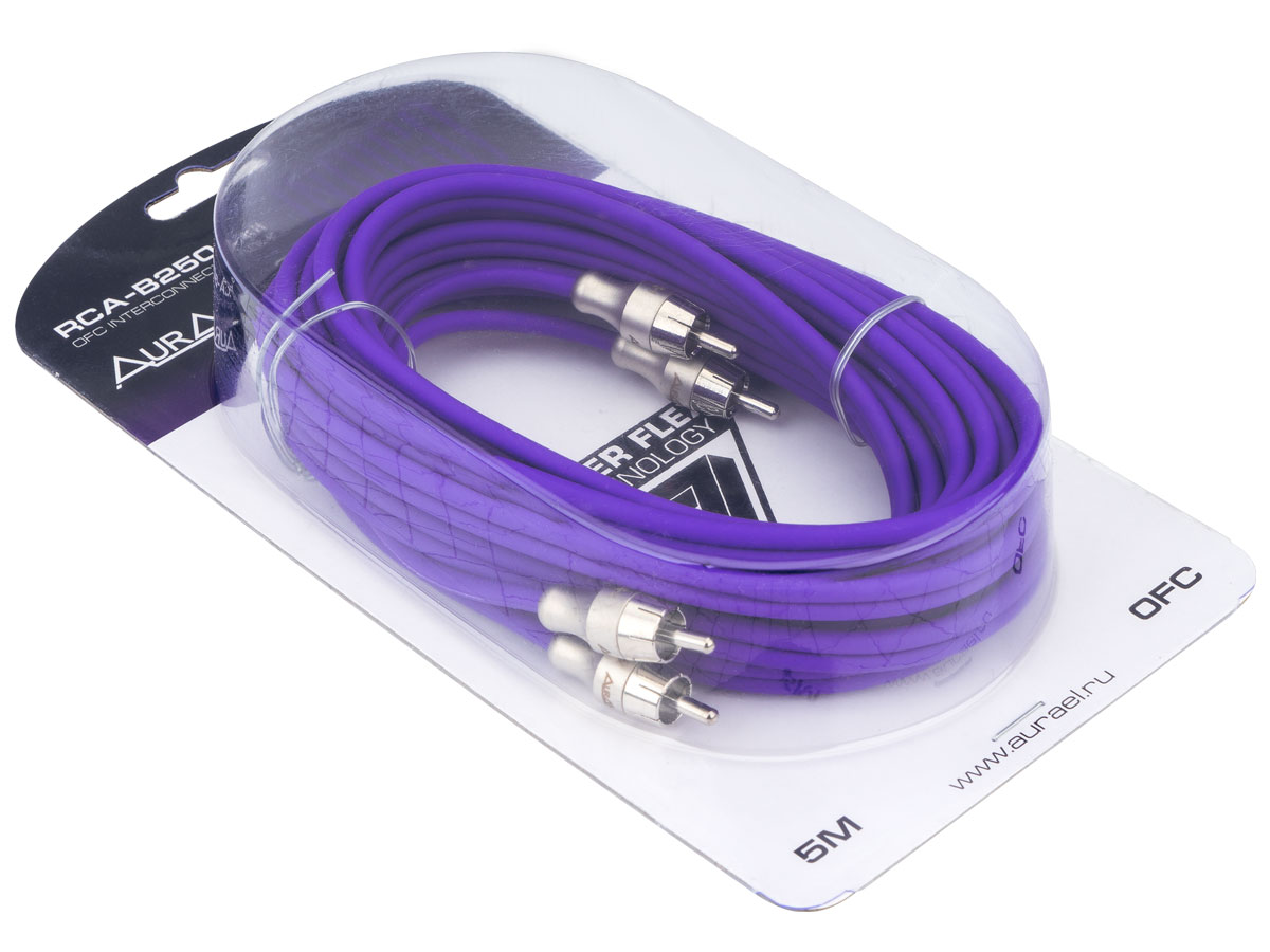 картинка Межблочный кабель AURA RCA-B250 MkII купить в магазине CAROBASS