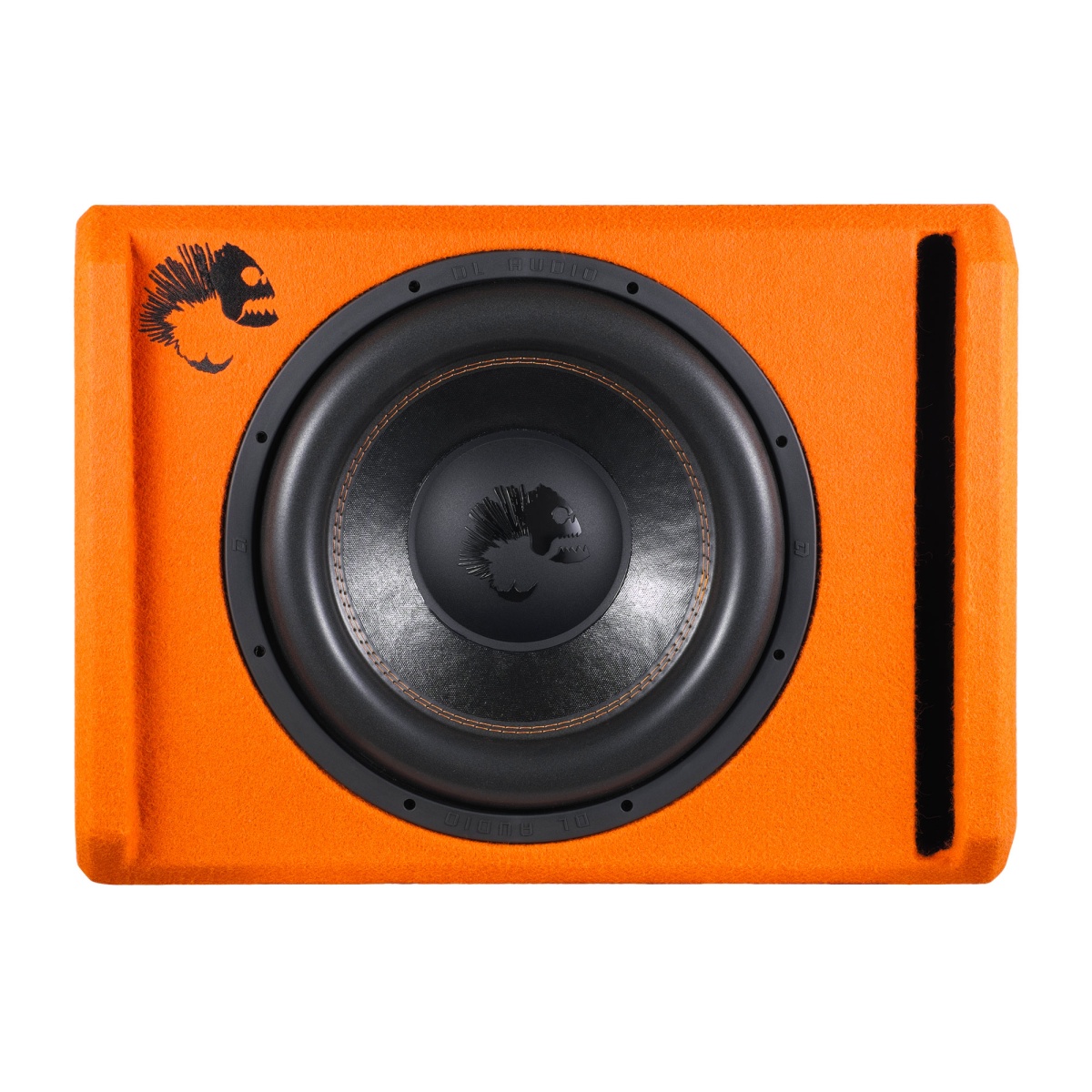 картинка Сабвуфер корпусной активный DL AUDIO Piranha 15A Orange V.2 купить в магазине CAROBASS