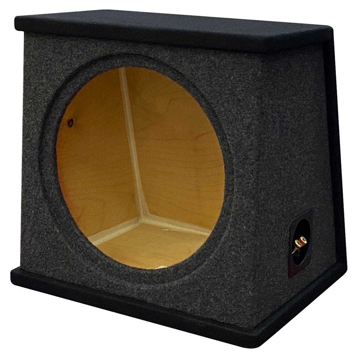 картинка Короб 12" ЗЯ Фанера Карпет B12-1.F18-1.C-BK.CUSTOM купить в магазине CAROBASS