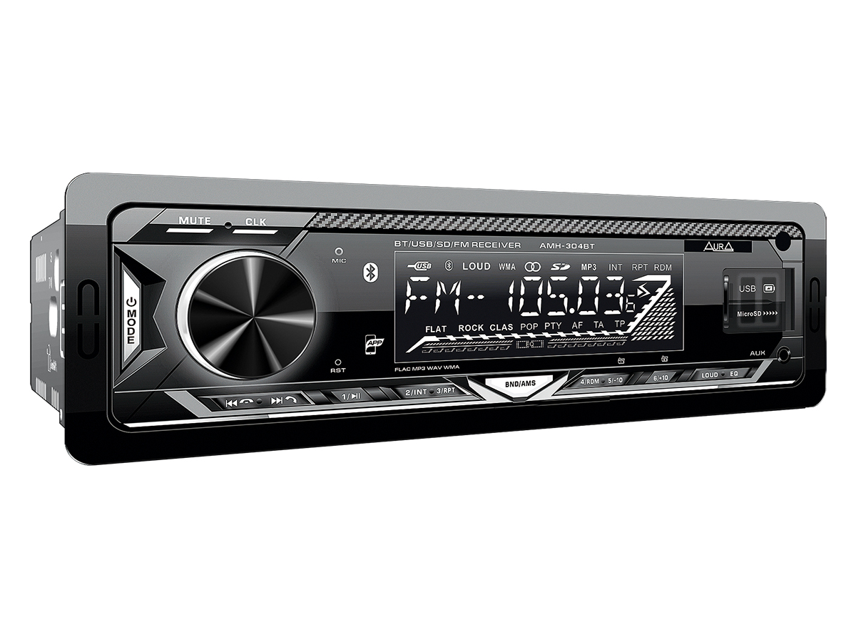картинка Автомагнитола AURA AMH-304BT купить в магазине CAROBASS