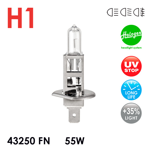 картинка Лампа H1 CELEN (Fianit) 43250FN55W купить в магазине CAROBASS