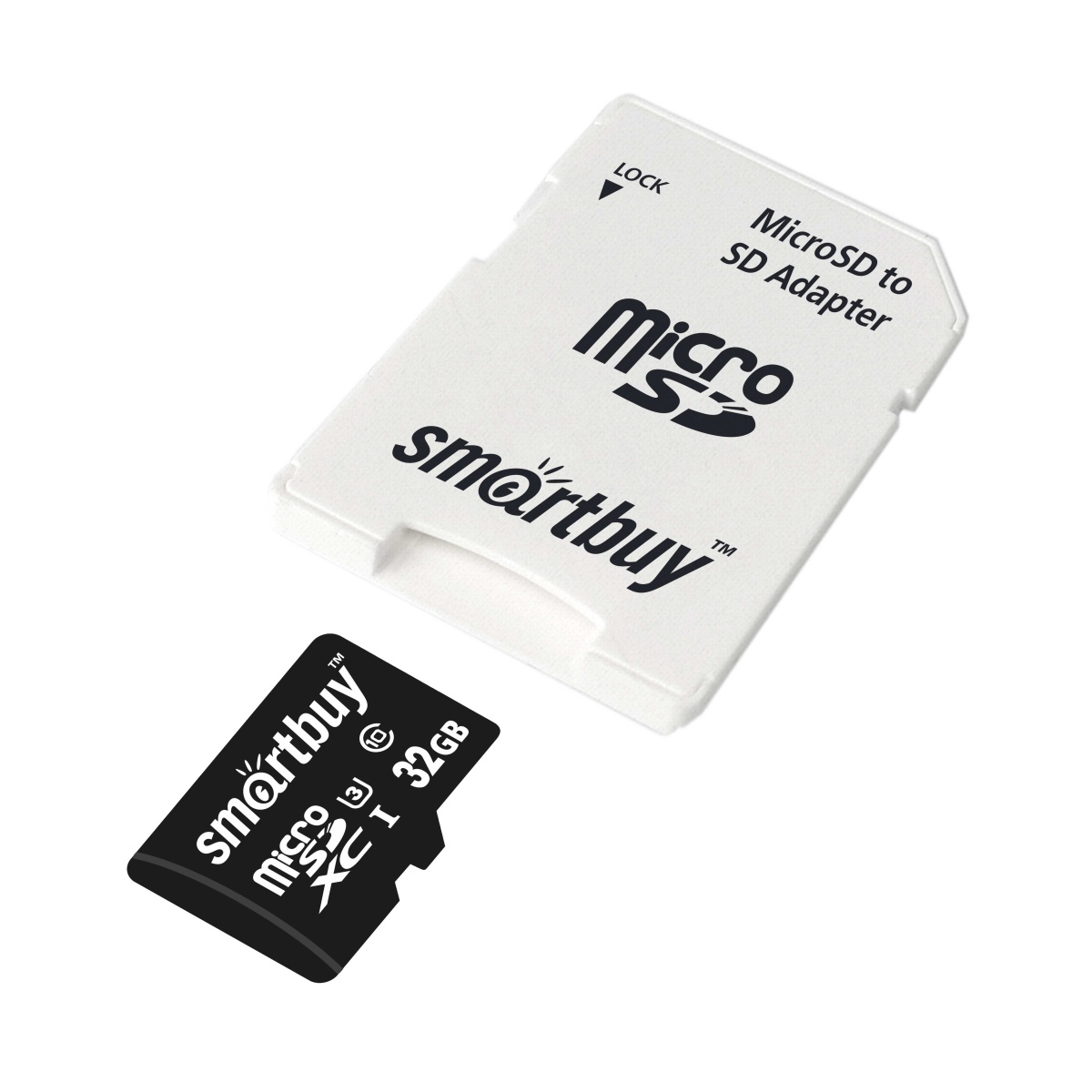 картинка Карта памяти MicroSDHC 32Gb SmartBuy Professional class10 PRO (U3) купить в магазине CAROBASS