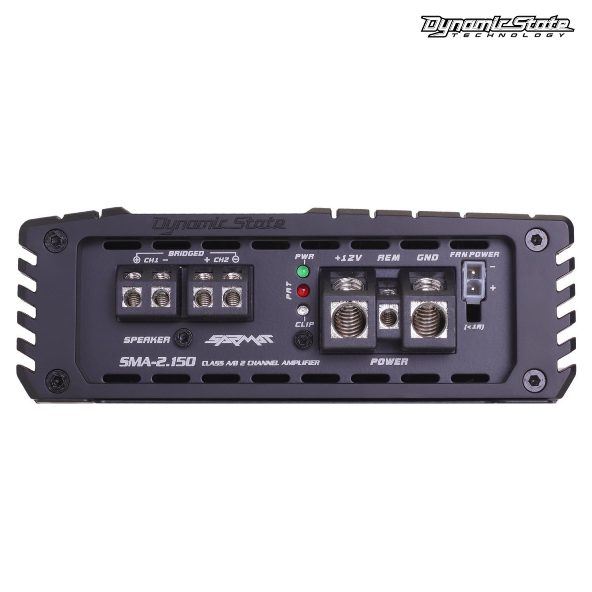 картинка Усилитель 2-х канальный DYNAMIC STATE SARMAT SMA-2.150 купить в магазине CAROBASS