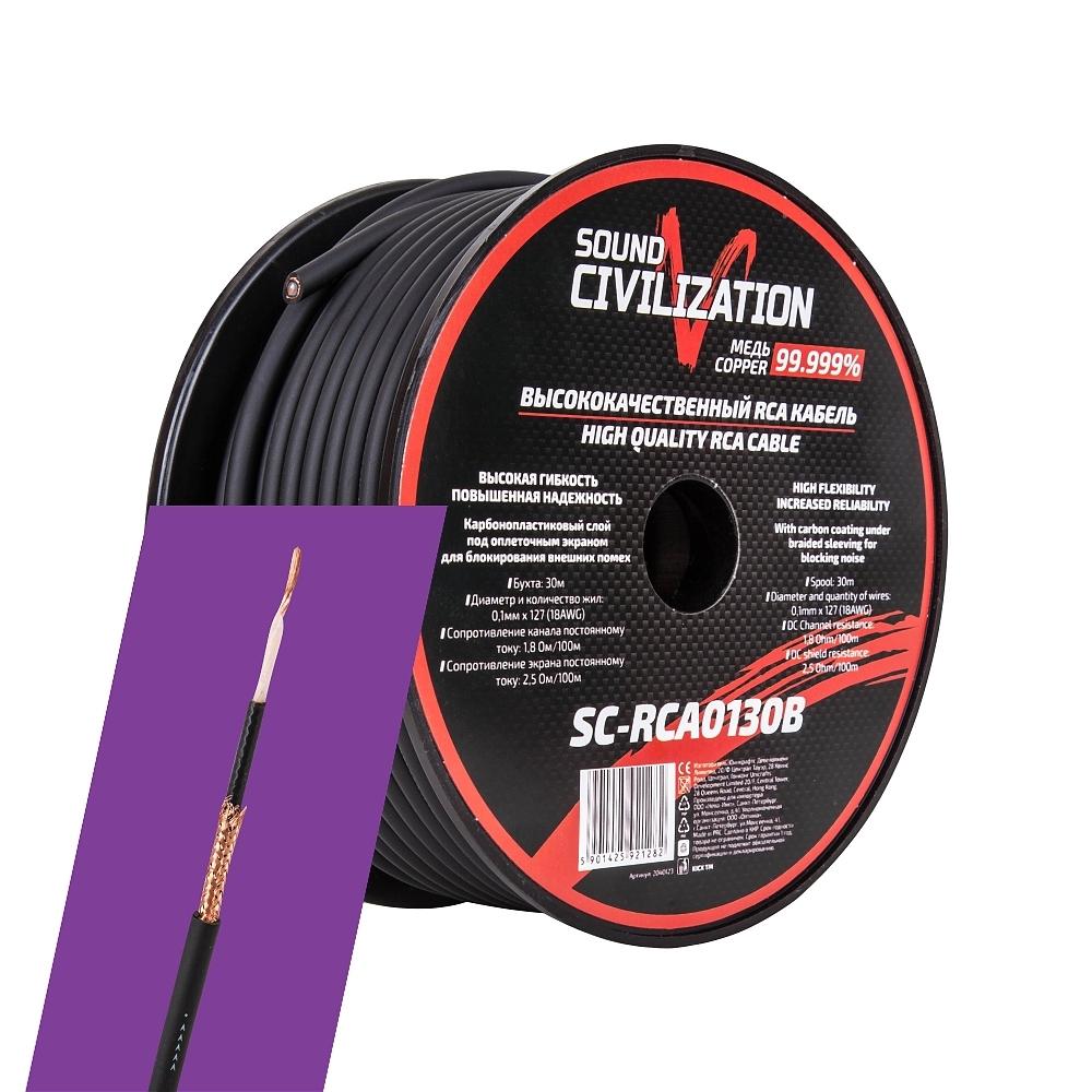 картинка Межблочный кабель KICX SC-RCA0130B купить в магазине CAROBASS