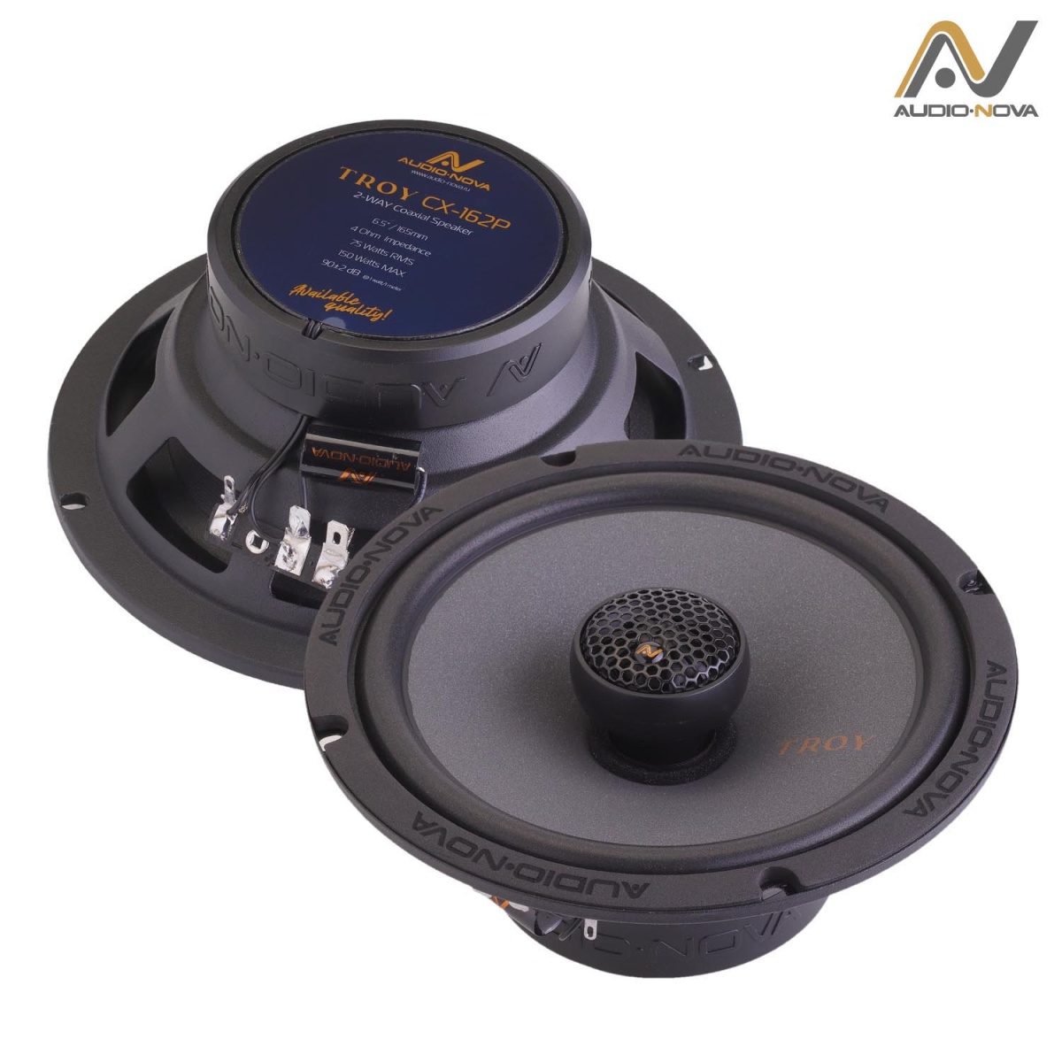 картинка AC 6.5" коаксиальная AUDIO NOVA TROY CX-162P купить в магазине CAROBASS