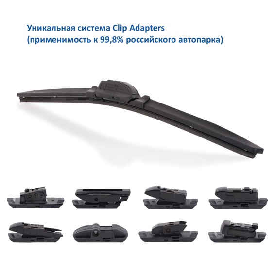 картинка Щетка стеклоочистителя бескаркасная 20''/51 см GOODYEAR «PREMIUM» купить в магазине CAROBASS