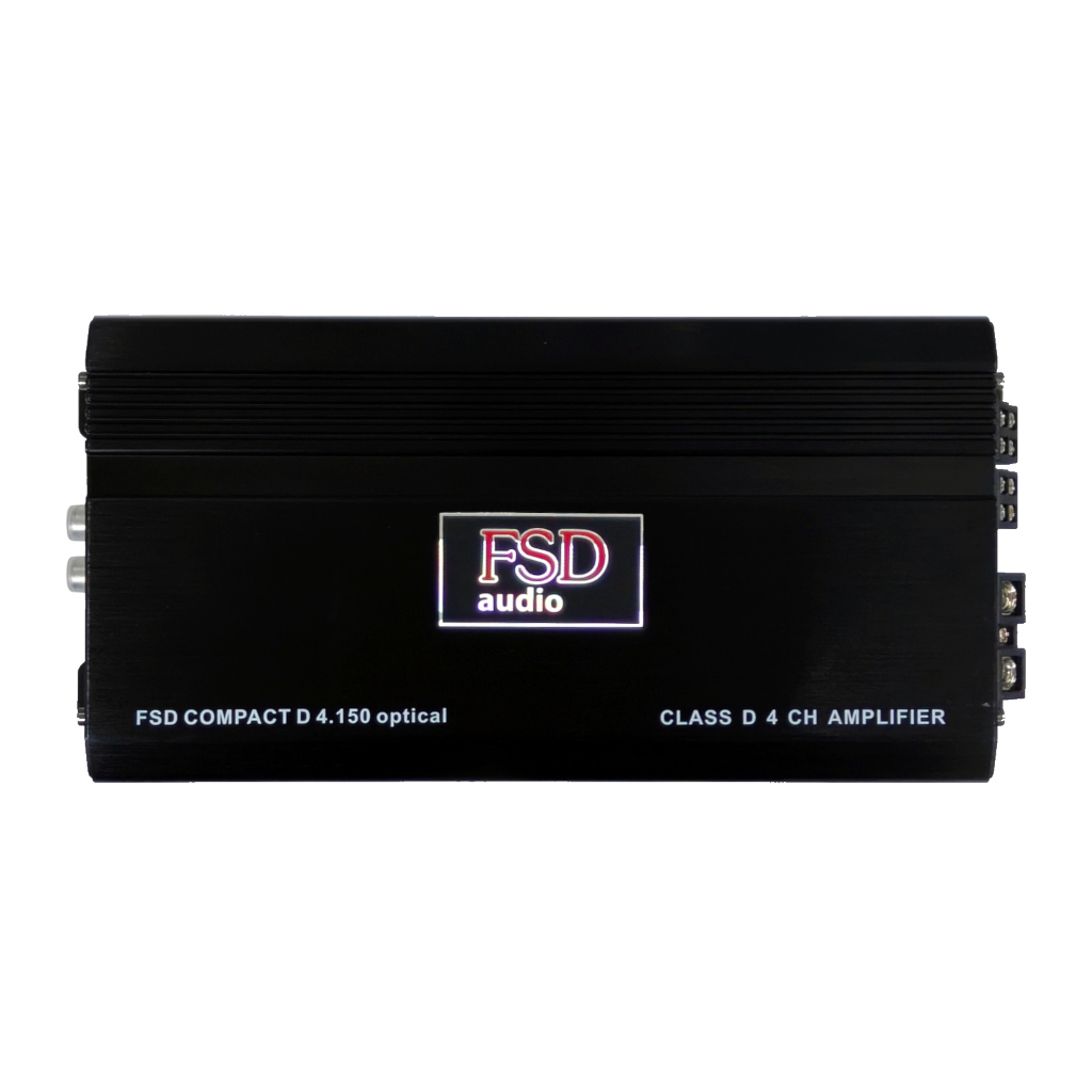 картинка Усилитель 4-х канальный FSD Compact D4.150 Optic купить в магазине CAROBASS