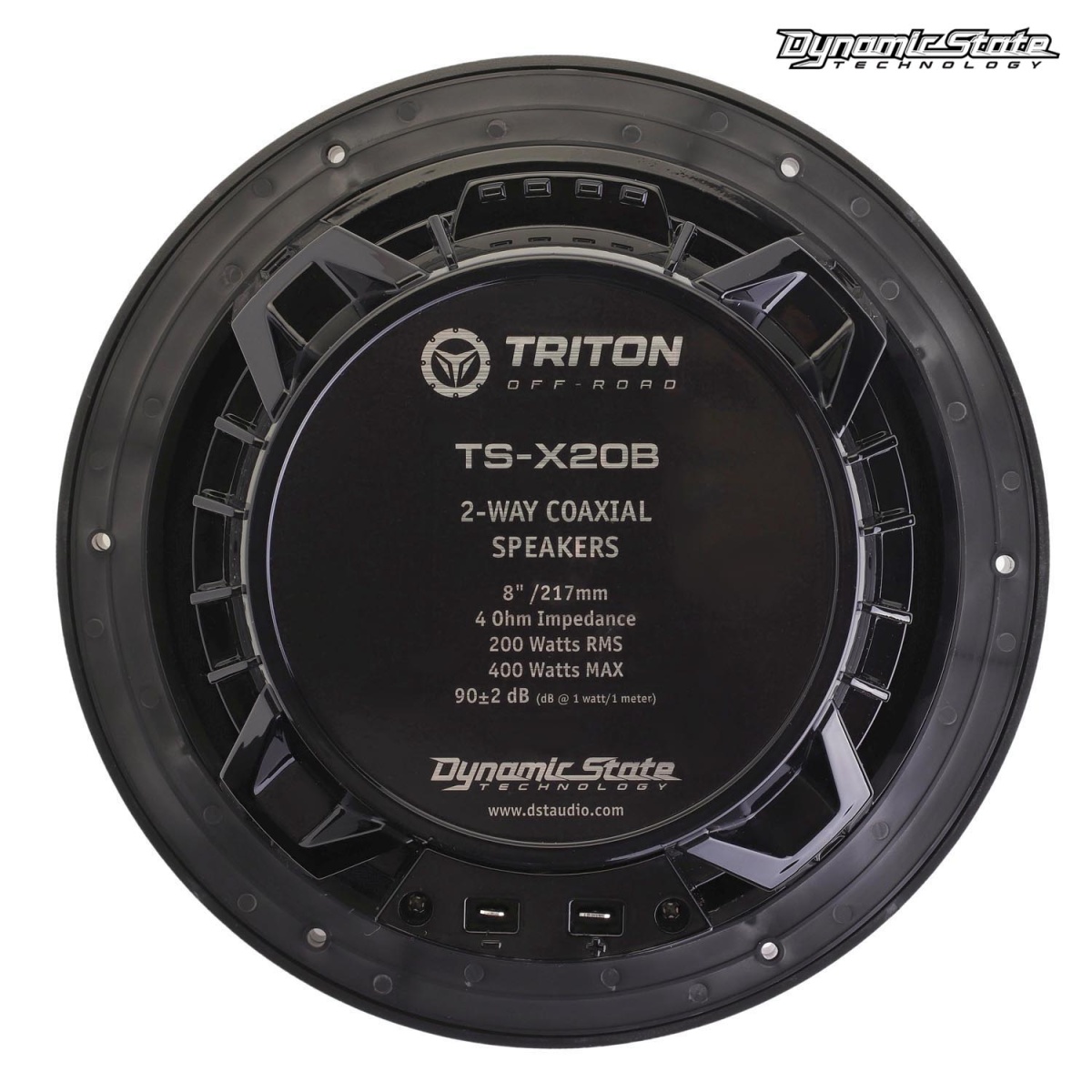 картинка AC 8" коаксиальная Dynamic State TRITON TS-X20B BLACK купить в магазине CAROBASS