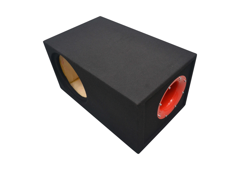 картинка Короб 12" Труба ДСП Карпет EB12-1.FD18-1.C-BK.V.T-BK купить в магазине CAROBASS