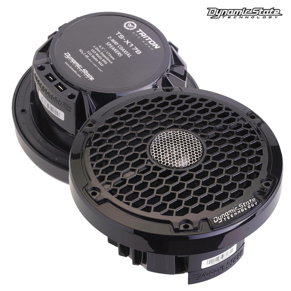 картинка AC 6.5" коаксиальная Dynamic State TRITON TS-X17B BLACK купить в магазине CAROBASS