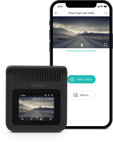 картинка Видеорегистратор XIAOMI 70Mai Dash Cam A400 купить в магазине CAROBASS