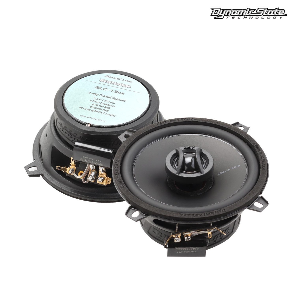 картинка AC 5.25" коаксиальная Dynamic State SLC-13cx купить в магазине CAROBASS