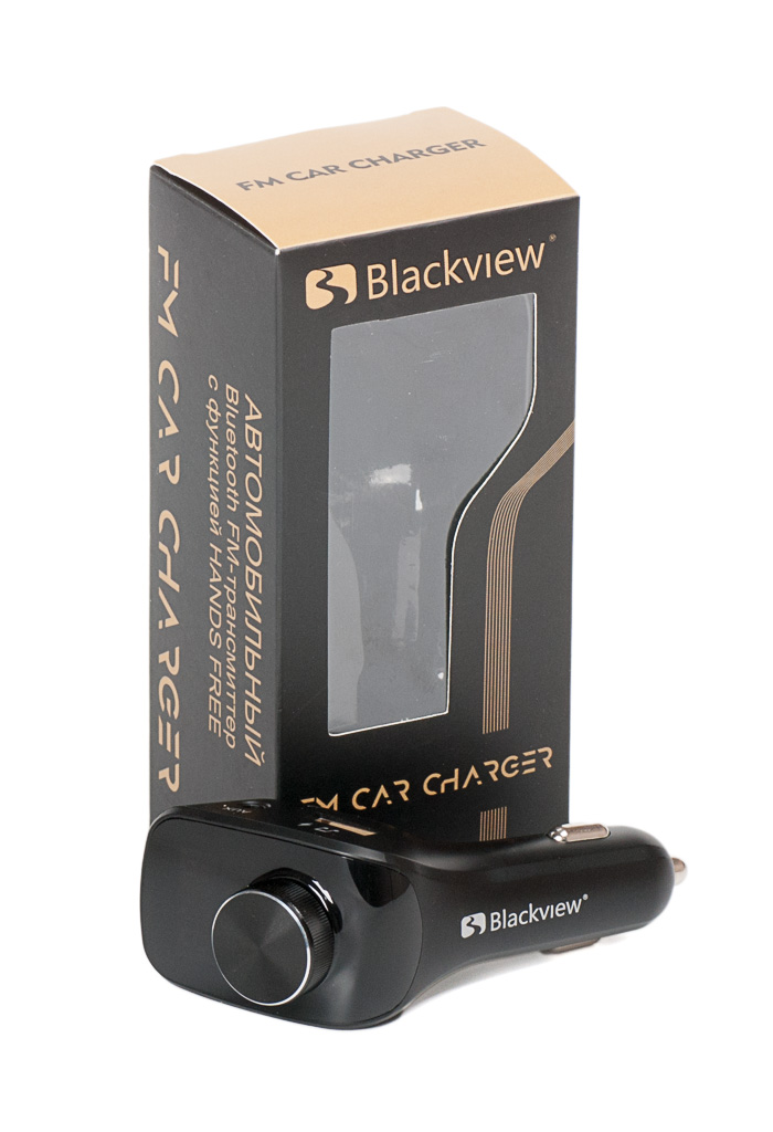 картинка FM&BT-трансмиттер Blackview Solo 2 (с функцией Hands FREE) купить в магазине CAROBASS