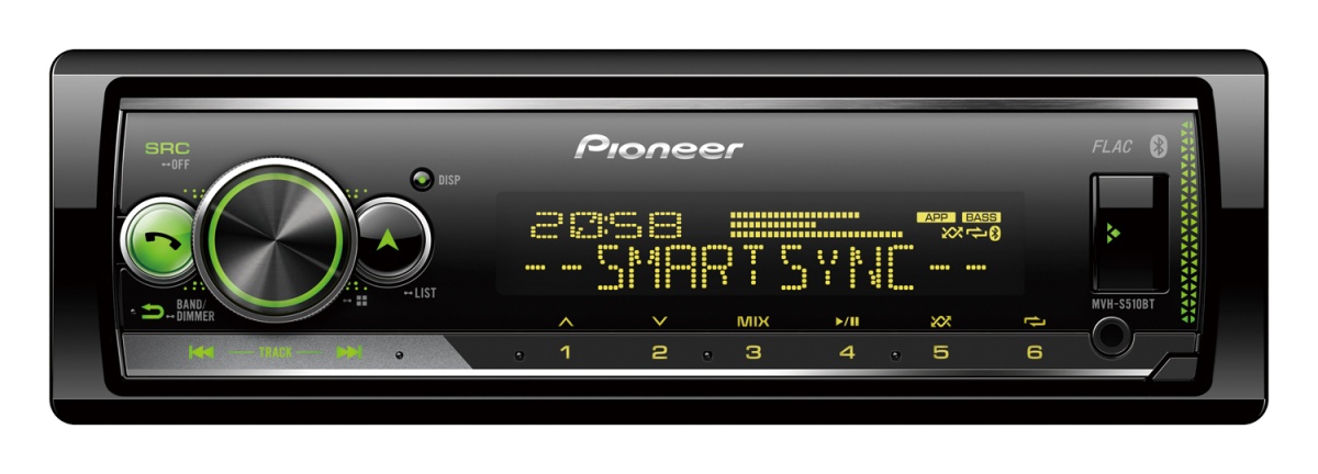 картинка Автомагнитола PIONEER MVH-S510BT купить в магазине CAROBASS