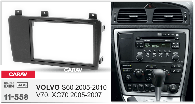 картинка Рамка для а/м VOLVO S60; V70, XC70 11-558 купить в магазине CAROBASS