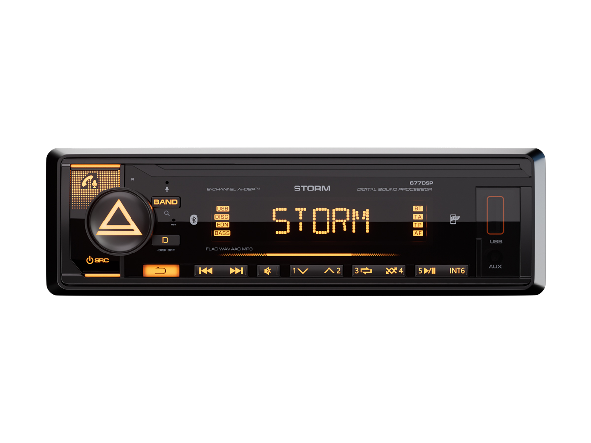 картинка Автомагнитола AURA STORM-677DSP купить в магазине CAROBASS