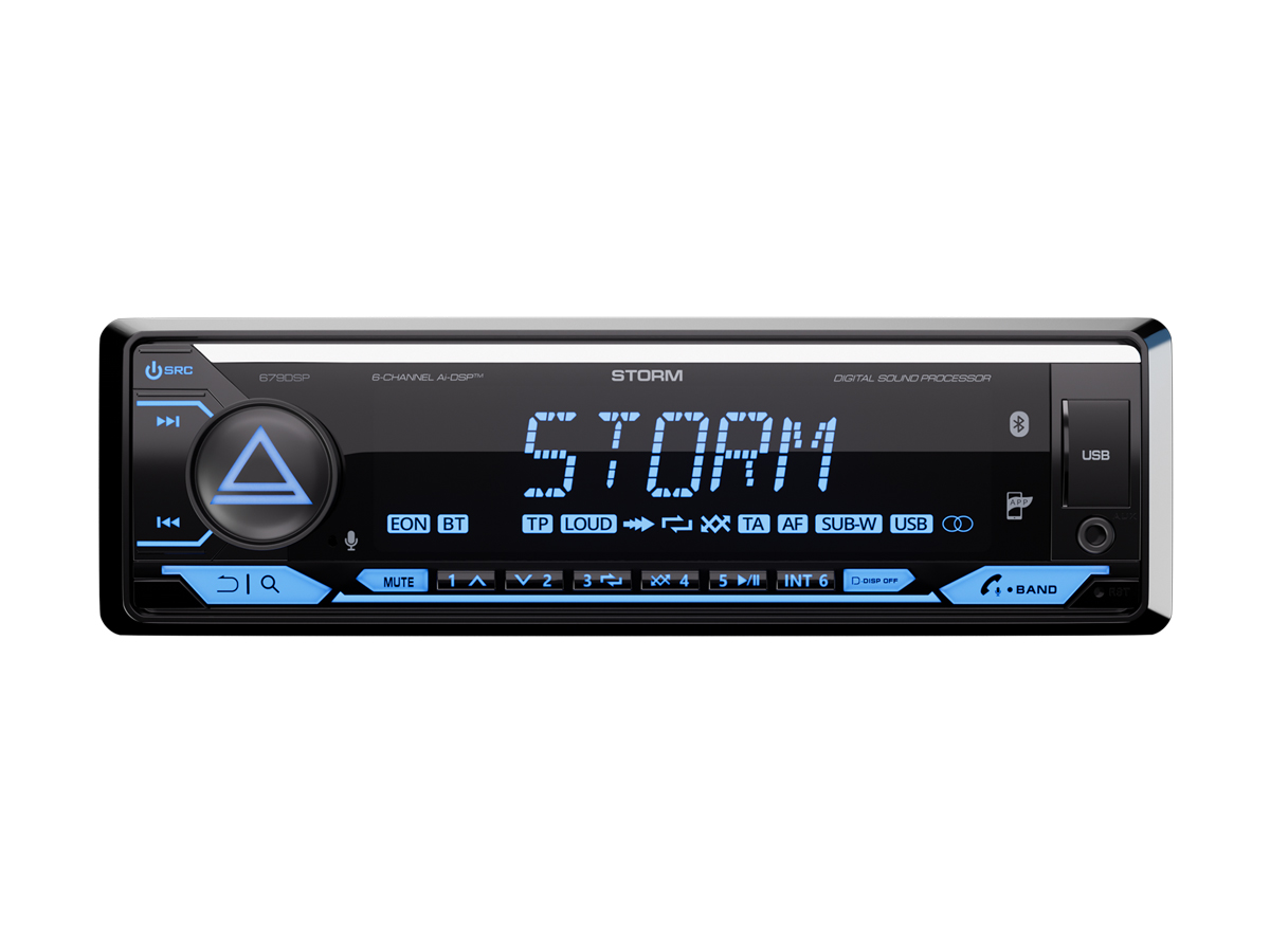 картинка Автомагнитола AURA STORM-679DSP купить в магазине CAROBASS