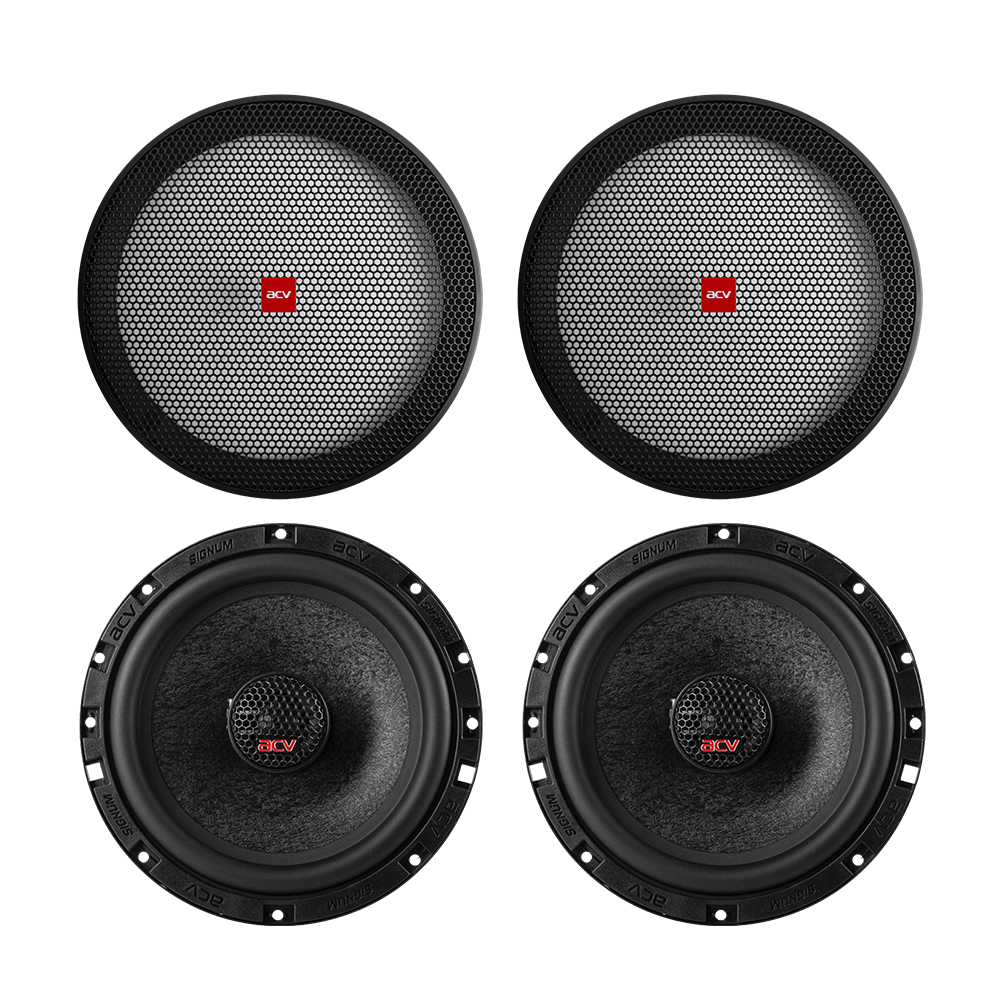 картинка AC 6.5" коаксиальная ACV SIGNUM PB622SQ V2 купить в магазине CAROBASS