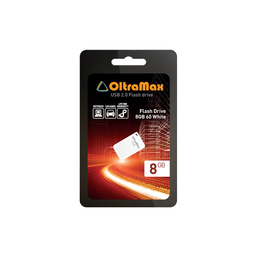 картинка USB-Flash память OltraMax 8Gb OM 008GB 60 W купить в магазине CAROBASS