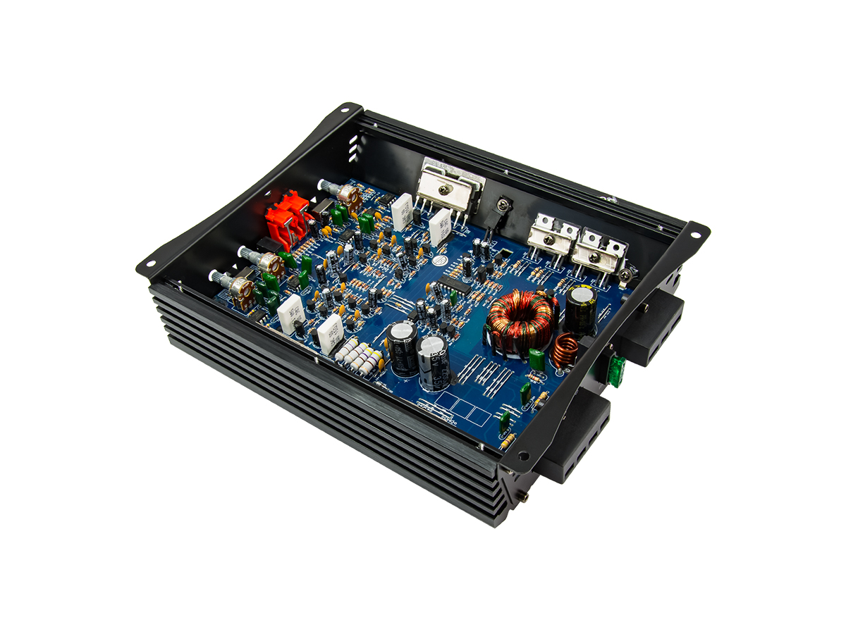 картинка Усилитель 2-х канальный AURA AMP-2.80 купить в магазине CAROBASS